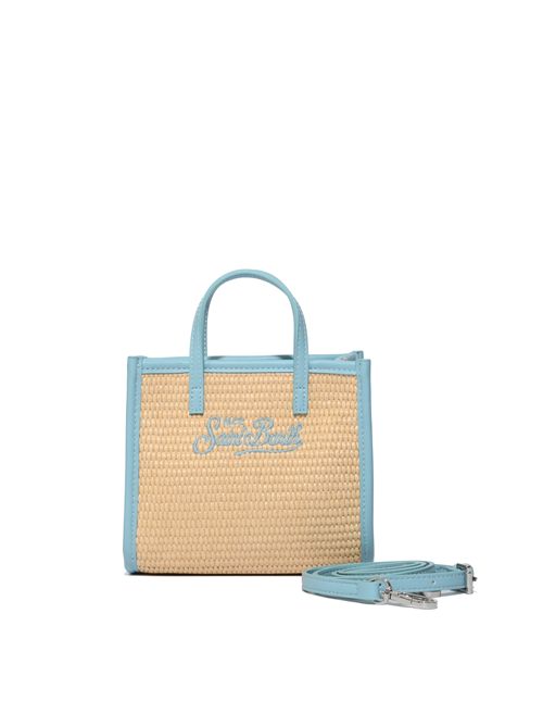 Borsa Vivian mini in tessuto effetto paglia con ricami decorativi Mc2 Saint Barth | VIVM00100372L